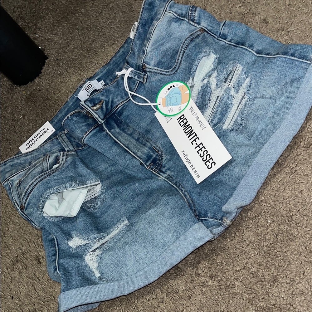 Dip Light Blue Jean Shorts